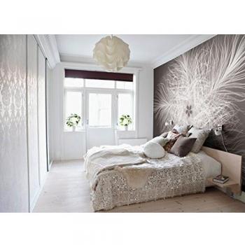 Feather Star Wallpaper Mural, 368x248 cm, includes Adhesive