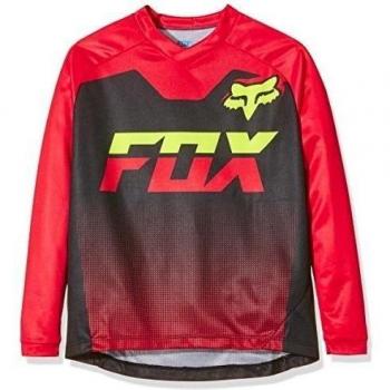 Jersey De Manga Larga Mtb Niño Fox 2016 Ranger Rojo-Negro-Blanco