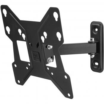 One For All WM2421, Soporte de pared para TV de 13 a 40” Giratorio 90° Peso máx. 30kg, Para todo tipo de TVs LED, LCD, Plasma, negro