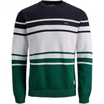 Jack & Jones Jcodenver Crew Neck suéter, Multicolor