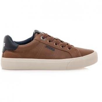 Zapatillas deportivas Mustang Emi para niños, modelo 48915, material cuero, estilo bamba, cierre con cordones