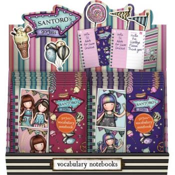 Display 16 Libretas Vocabulario Gorjuss™ Fairground 'Carousel' - Safta