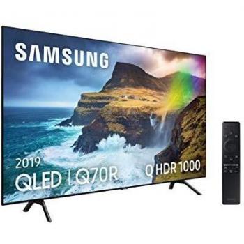 Samsung QLED 4K 2019 65Q70R - Smart TV de 65 con Resolución 4K UHD, Direct Full Array, Q HDR 1000, Inteligencia Artificial 4K, One Remote Control, Apple TV y Compatible con Alexa
