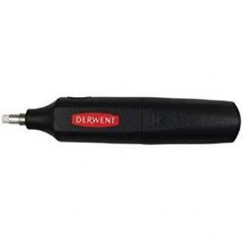 Derwent Goma de Borrar Eléctrica, Incluye 8 Recambios de Goma de Borrar, Apto para Lápices de Colores, Grafito y Pastel, Calidad Profesional, 2301931