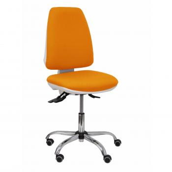 Silla de Oficina Ergonómica Piqueras Y Crespo Elche Blanca BALI Naranja