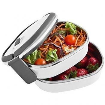 Quid Go Adapta - Lunchbox rectangular, dos piezas, 0,45 l