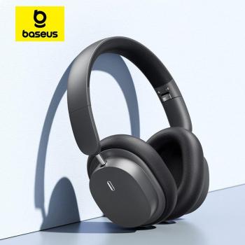 Baseus Bowie D05 Wireless Bluetooth 5.3 HIFI Over-Ear Headphones with 40mm Driver, Foldable Design, 70 Hours Playtime and Spatial Audio