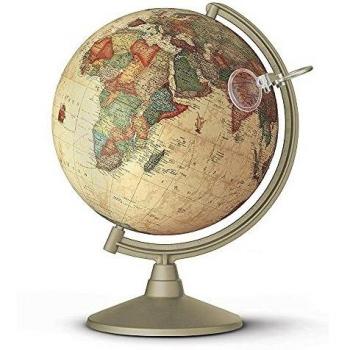 Nova Rico- Mini Globo terráqueo Antiguo, Multicolor