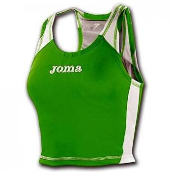 Joma Record Camiseta de Tirantes, Mujer, Verde, XL