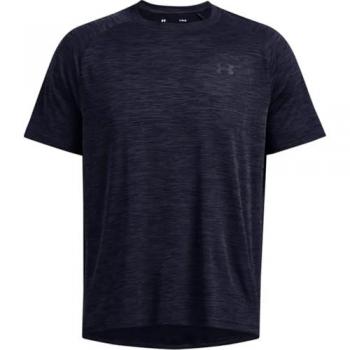 Camiseta Under Armour Tech Textured de manga corta azul noche (410) Midnight Navy / Black, talla XS