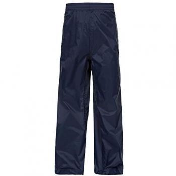 Trespass Qikpac Compact Waterproof Trousers for Kids, Unisex, Navy Blue, Size 9-10 Years