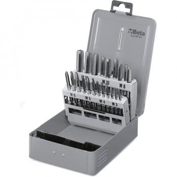 Beta Tools Juego de Herramientas con Caja - Juego 21 Machos 431 C/Soporte
