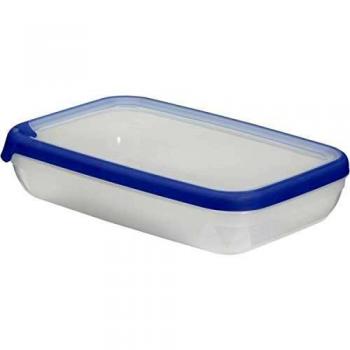 CURVER Bote Hermético Rectangular 2,6L Grand Chef, Plã¡Stico, Azul, 28x18x4.5 cm