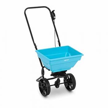Carro Esparcidor Manual de 20 L con Palanca Dosificadora para Semillas y Fertilizantes