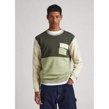 Sudadera Marcus verde Pepe Jeans para hombre, modelo Pm582470-728 en color olive green