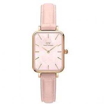 Reloj Unisex Daniel Wellington Quadro 20 X 26 Pressed Rouge Rose Gold Mother Of Pearl DW00100508