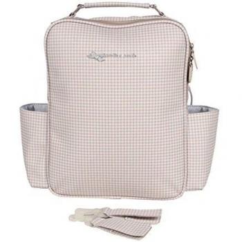 Pasito a Pasito - Mochila , color vichy beige