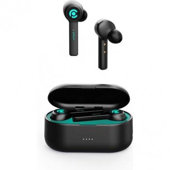 Auriculares Inalámbricos EISON Bluetooth para Videojuegos, Sin Retraso, con Micrófono y Cancelación de Ruido, Compatibles con Todos los Teléfonos