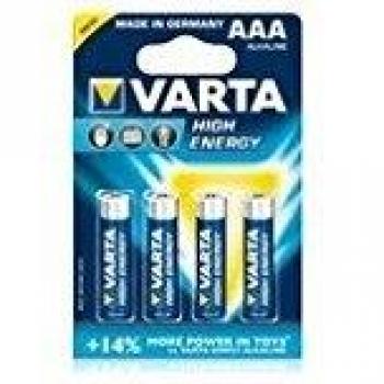 Varta Alkaline AAA LR03 4-pak High Energy, 4903.121.414