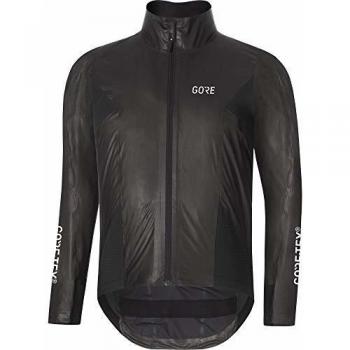 Gore Wear Chaqueta Impermeable de Ciclismo en Carretera para Hombre, XXL, Negro, 100261