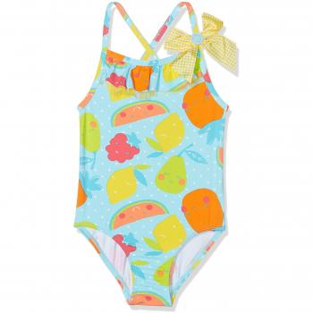 Tutto Piccolo 4071S18, Traje de Baño de Una Pieza para Niñas, Turquesa