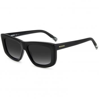 Missoni Women's Sunglasses 0111/S Black/Grey Shaded Rectangular One Size