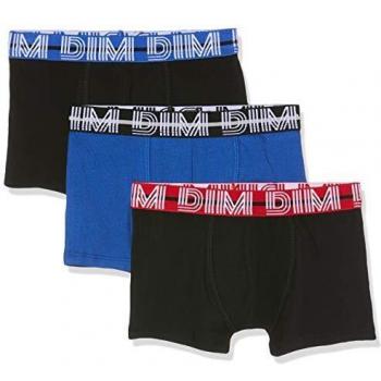DIM Boxer de niño cómodo Pack x3 Azul Talla 08