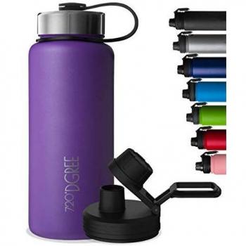 720dgree botella agua termo acero inoxidable znolimitz z 710ml sin bpa free antigoteo y prueba de fugas frasco termico cantimplora aislada bebida caliente frio con gas cubierta deporte gratis 7