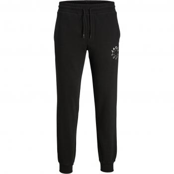 Jack & Jones Gordon Warrior Pantalón de Chándal Negro - Cómodos e Informales para Hombre (Tamaño M)