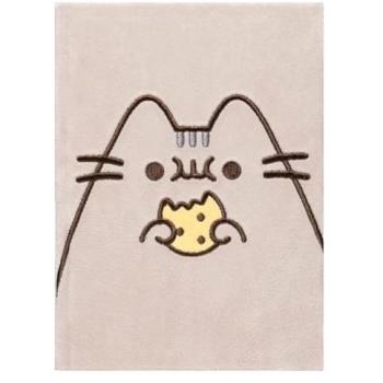 Cuaderno A5 Pusheen de Peluche con Cubierta Suave (22,5 x 16,5 x 2,3 cm) - Color Gris y Blanco