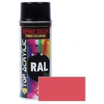 Spray Acrílico Rojo/Rosado RAL-3017 400ml - TOP ACRYLIC