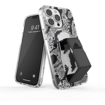 Funda Adidas SP Grip para iPhone 13 Pro - Carbono Negro, Diseño Paisley