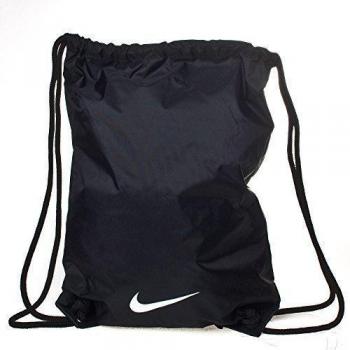 Nike Fundamentals Swoosh Gymsack - Bolsa, color negro / blanco
