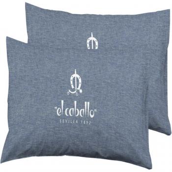 Funda de almohada algodón Basic El Caballo