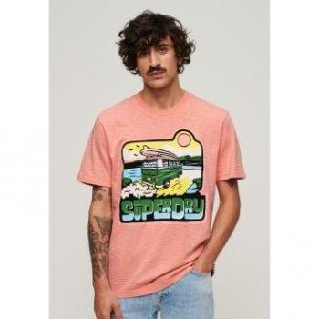 Camiseta Superdry Neon Travel Graphic Loose