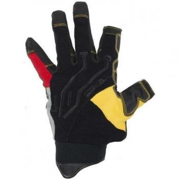 2016 Gul EVO2 Pro 3 Finger Summer Sailing Glove Black/Yellow GL1290 Sizes- - Small
