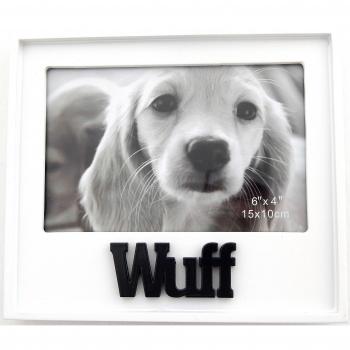 MARCO DE FOTOS DISENO WUFF BLANCO - Tinas Collection