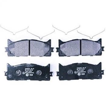 Juego de pastillas de freno HELLA 8DB 355 012-401 para Lexus y Toyota, con preparación para aviso de desgaste, incluye cuatro pastillas