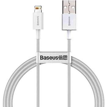 Cable USB a Lightning Baseus CALYS-A02 Blanco 1 m