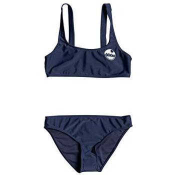 Roxy Early Conjunto De Bikini Bralette para Chicas 8-16 Conjunto De Bikini Bralette, Niñas, Mood Indigo, 12