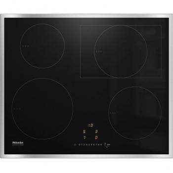 Miele KM 7262 FR Encimera Eléctrica de Inducción con 4 Zonas de Cocción, Ancho 29 cm, Color Negro