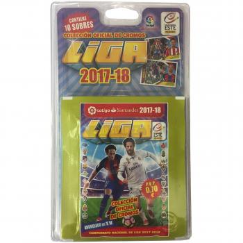 Cartas de fútbol Blister 10 Sobres Liga Santander 2017-2018 Panini