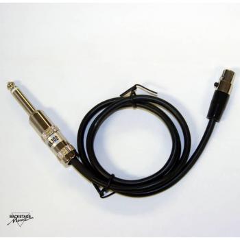 Audio-Technica AT-GCW Instrument & Guitar Input Cable for Wireless Transmitter