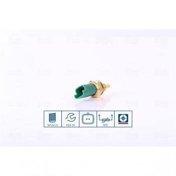 NISSENS Sensor de temperatura del refrigerante 207087, unidad de envío para la temperatura del refrigerante