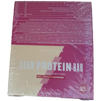 MyProtein Barras y Bebidas Nutritivas, Sabor Chocolate Banco y Frambuesa - Paquete de 12 x 45 gr - Total: 540 gr