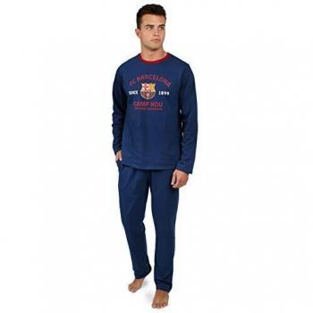 FC Barcelona Pijama Manga Larga Camp NOU para Hombre