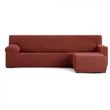 Funda Chaise Longue Brazo Corto Derecho Bielástica Jaz Rojo Oscuro 120 x 120 x 360 cm