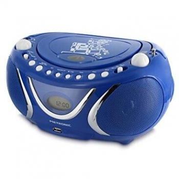 Radio Boombox Metronic CD MP3 USB Tuner AM/FM 2x3W Color Azul Marino