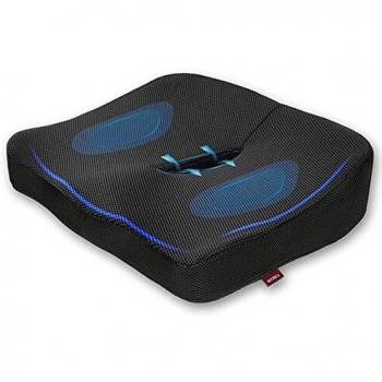 BEOBEU Cojín de Asiento diseño ergonómico Que Elimina la presión de la Parte Inferior de la Espalda y el coxis para Silla de Oficina, Silla de Coche, Silla de Ruedas（Blanda）