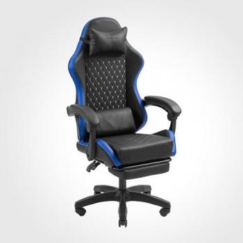 Silla Gaming Ergonómica Mars Gaming MGC-X con Cuero Sintético, Respaldo Reclinable, Altura Regulable, Reposabrazos Dinámico y Cojín Cervical y Lumbar, Silla de
